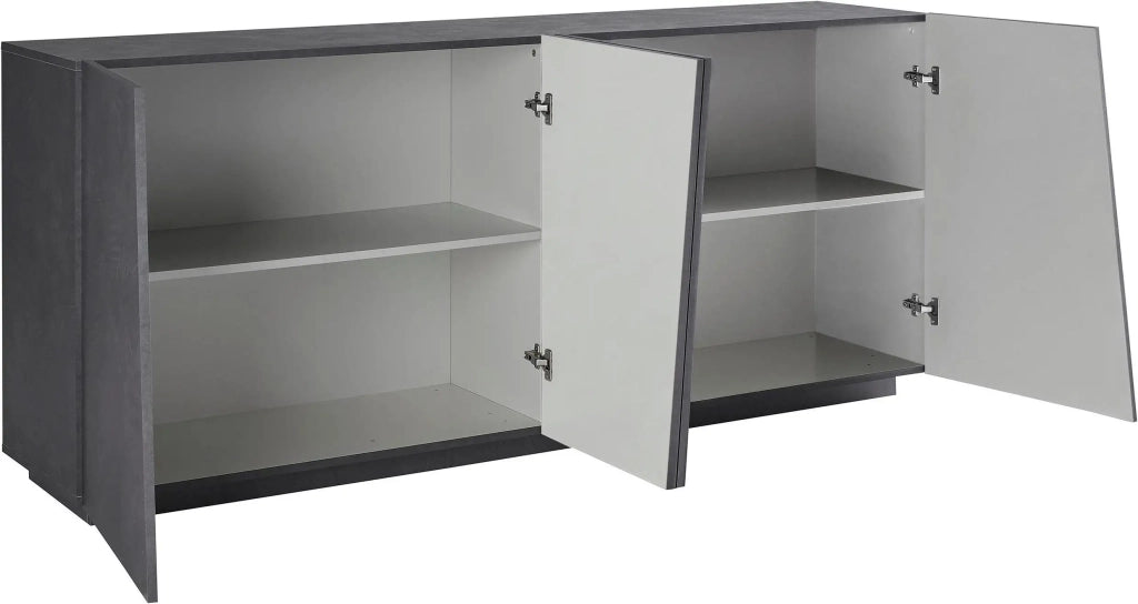 Mobile VEGA L 200 x H 86 x P 43 cm grigio ardesia