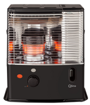Stufa a Combustibile Liquido 2,4 kW con Stoppino Nero Qlima R3224x