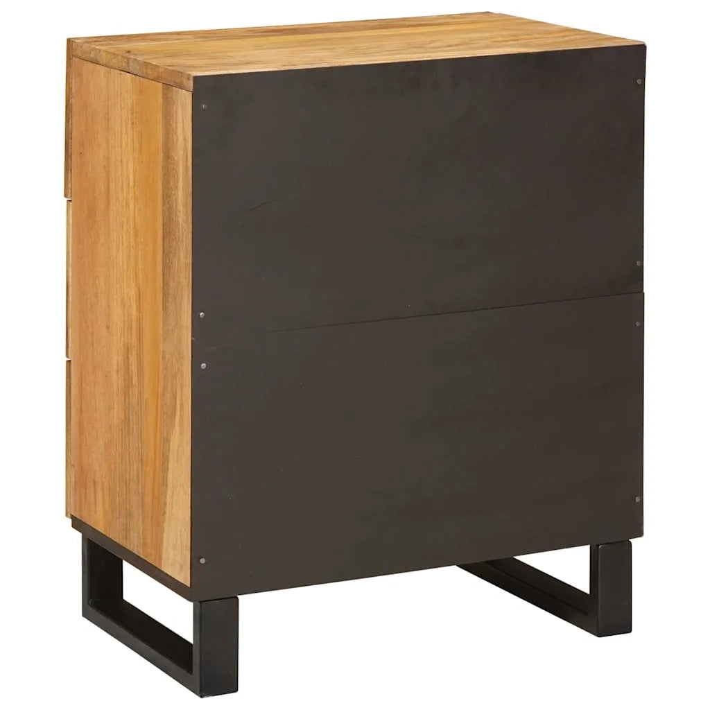 Armadio da Notte con cassetto Naturale 50 x 33 x 62 cm 4018053