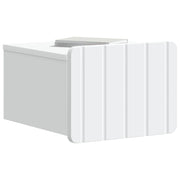 Set di 2 Comodini | Armadio da Notte | Mobiletto da notte a muro Bianco 33 x 34,5 x 24 cm