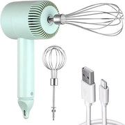 Mixer per Mano Riconducibile 3 Velocità - Mixer Elettrico Portatile con 2 Fruste