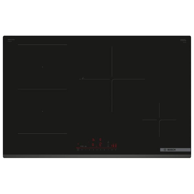 Bosch Serie 6 PVS83KHC1Z Piano cottura a induzione 80 cm Nero, senza profili