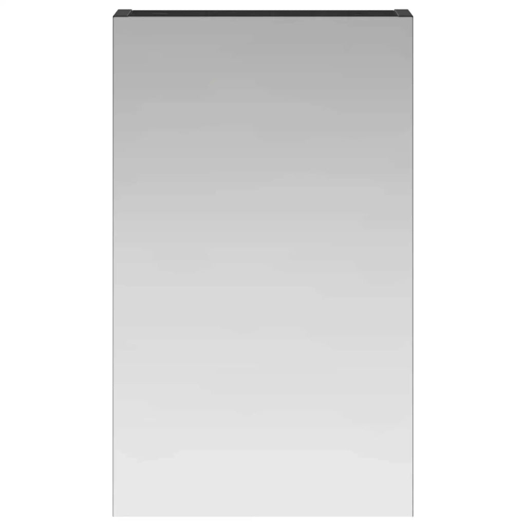 Mobiletto per specchio da bagno Rovere Nero 30 x 10,5 x 50 cm