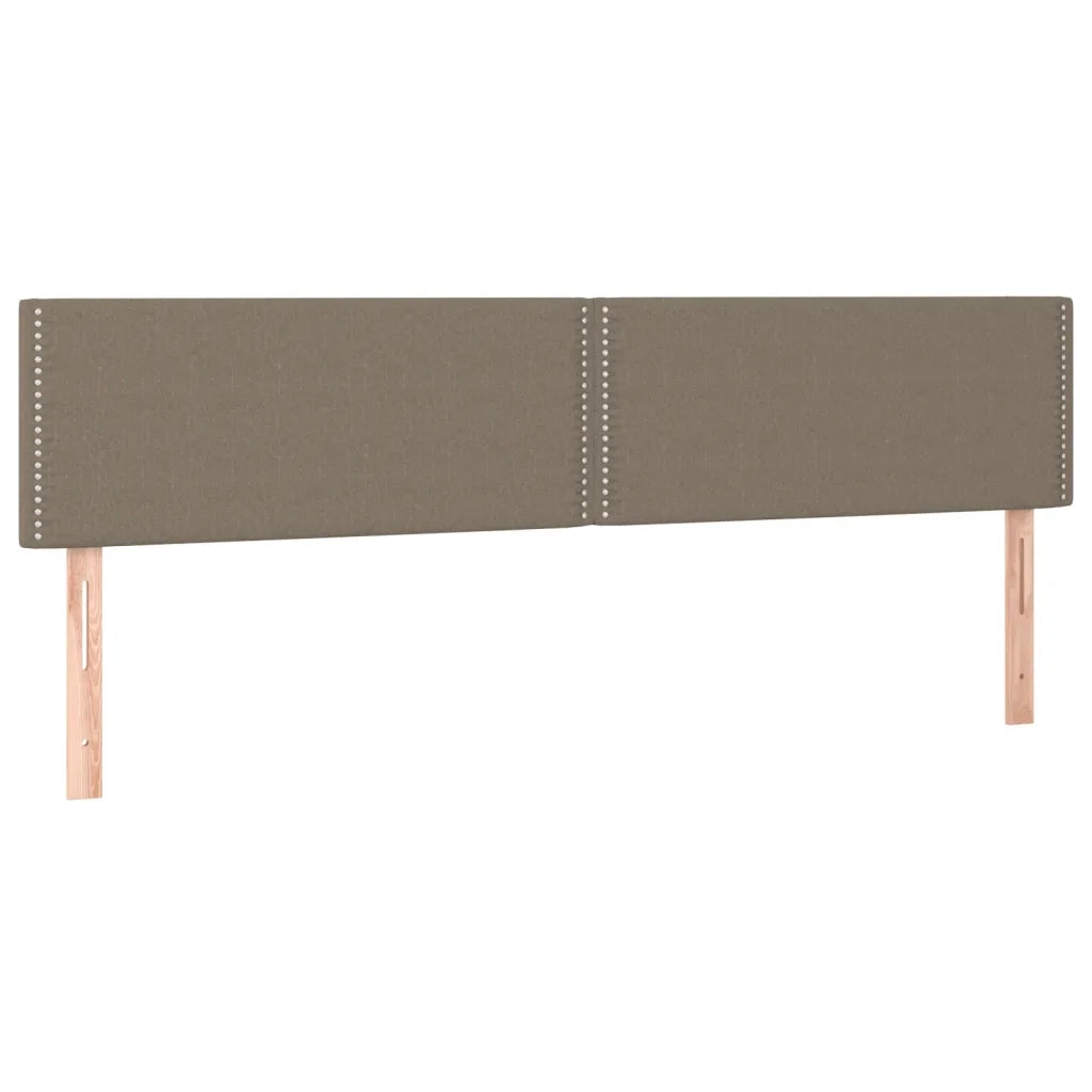 Giroletto a Molle con Materasso Tortora 200x200 cm in Tessuto