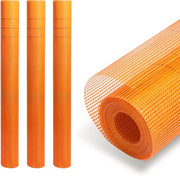 Sfregiante per pareti 150m² rete di armatura tessuto per muri interni ed esterni 4x4 mm 165 g/m² arancione