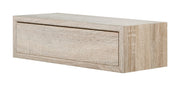 Mensola da Parete 1 Cassetto 45x13,4x20 cm in Fibra di Legno Lego Rovere Sagerau