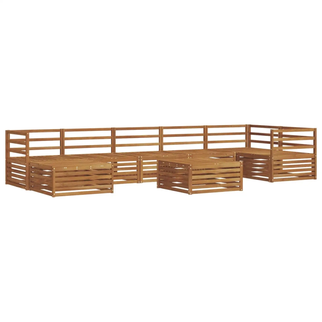 Set di divani da esterno 8 pcs Naturale 3373839
