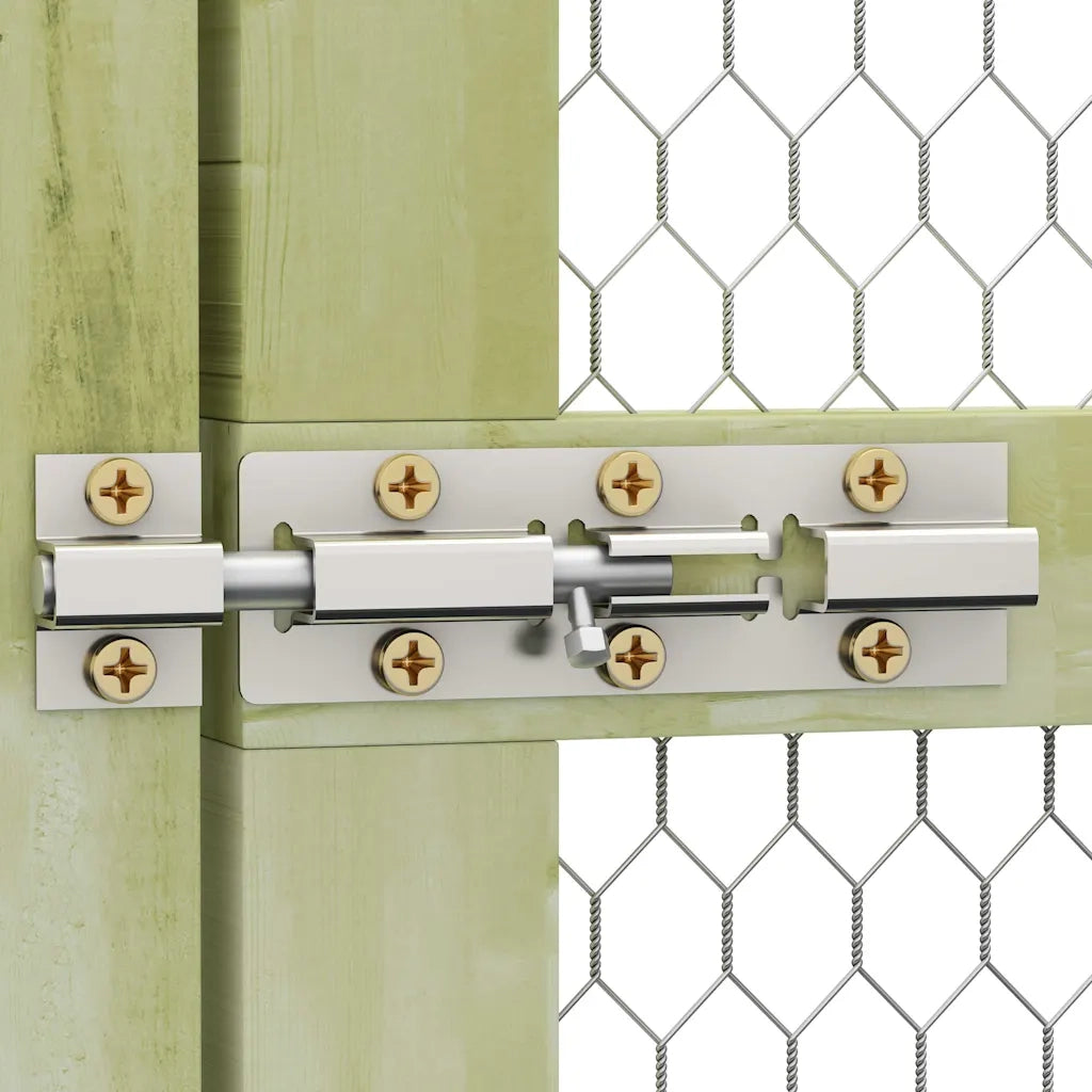Pollaio 1,5x9x1,5 m in Legno di Pino Impregnato cod mxl 51583