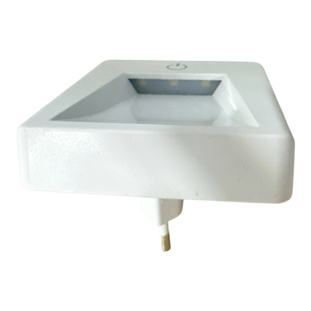 Trade Shop - Luce Notturna A Led 0.5w Con Accensione Touch Lampada Con Spina Punto Luce Xgcmd-004 -