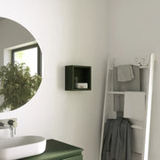 Pensile bagno sospeso a giorno 25x25cm color verde foresta | Ardenne