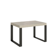 Tavolo Allungabile 140-244x90x77 cm Tecno Cashmere Gambe Antracite