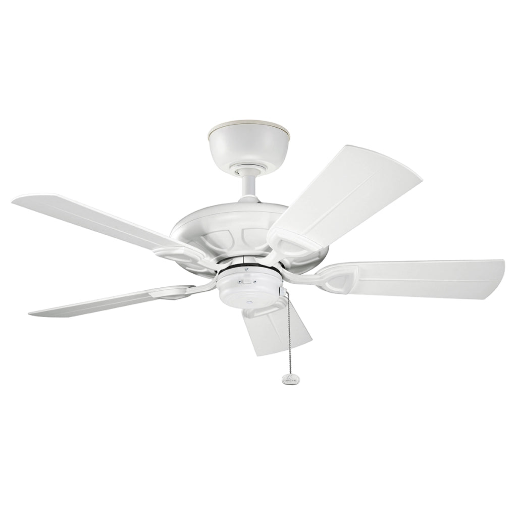 Ventilatore da soffitto Kichler Kevlar bianco opaco 107cm