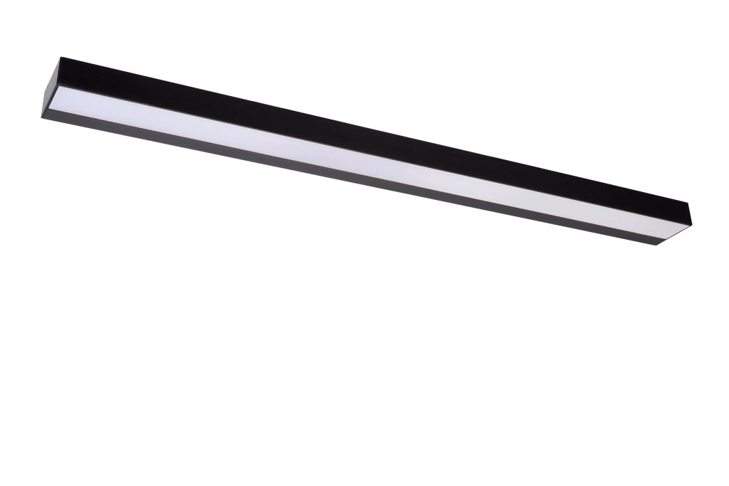 Applique bagno nera barra 90 cm Alexa LED 13W Lucide