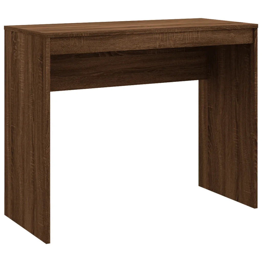 Scrivania Rovere Marrone 90x40x72 cm in Legno Multistrato 815305