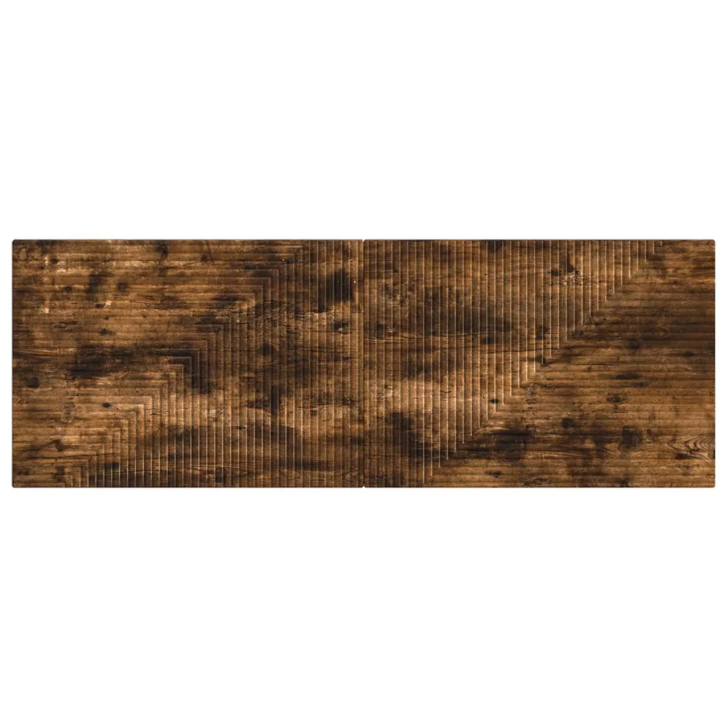 Testiera da Muro HAARLEM Rovere Fumo Legno ingegnerizzato 896960
