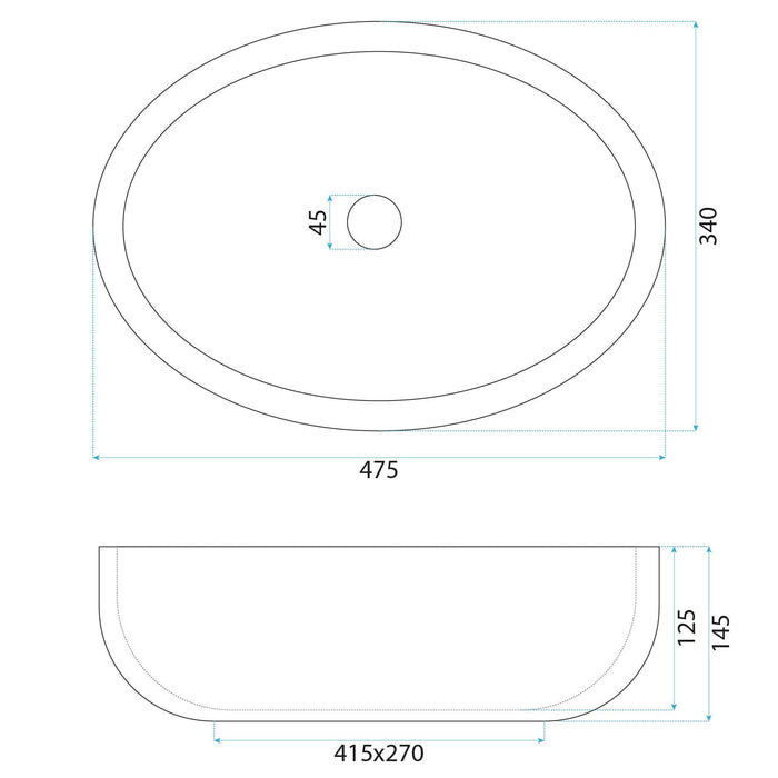 Lavabo Da Appoggio Rea Shila
