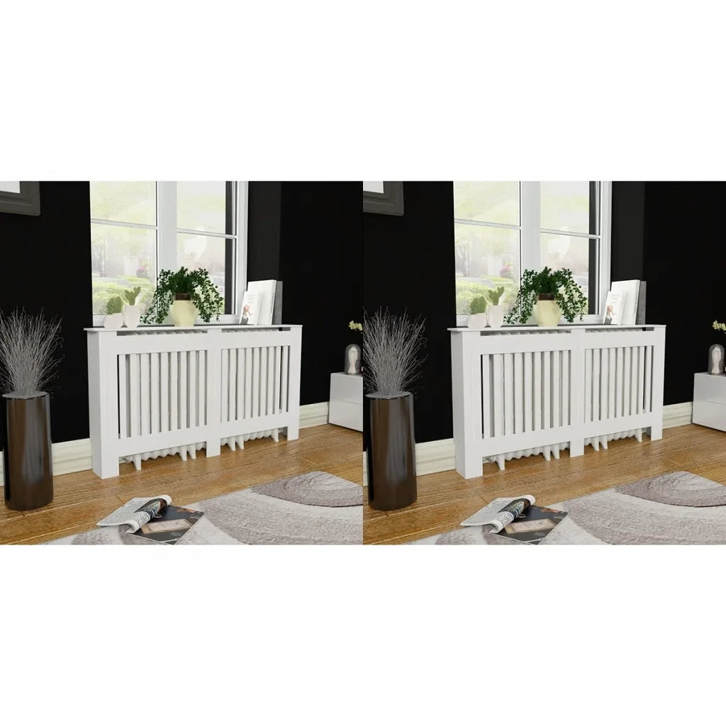 Copritermosifoni 2 pz in MDF 152 cm Bianchi 276004