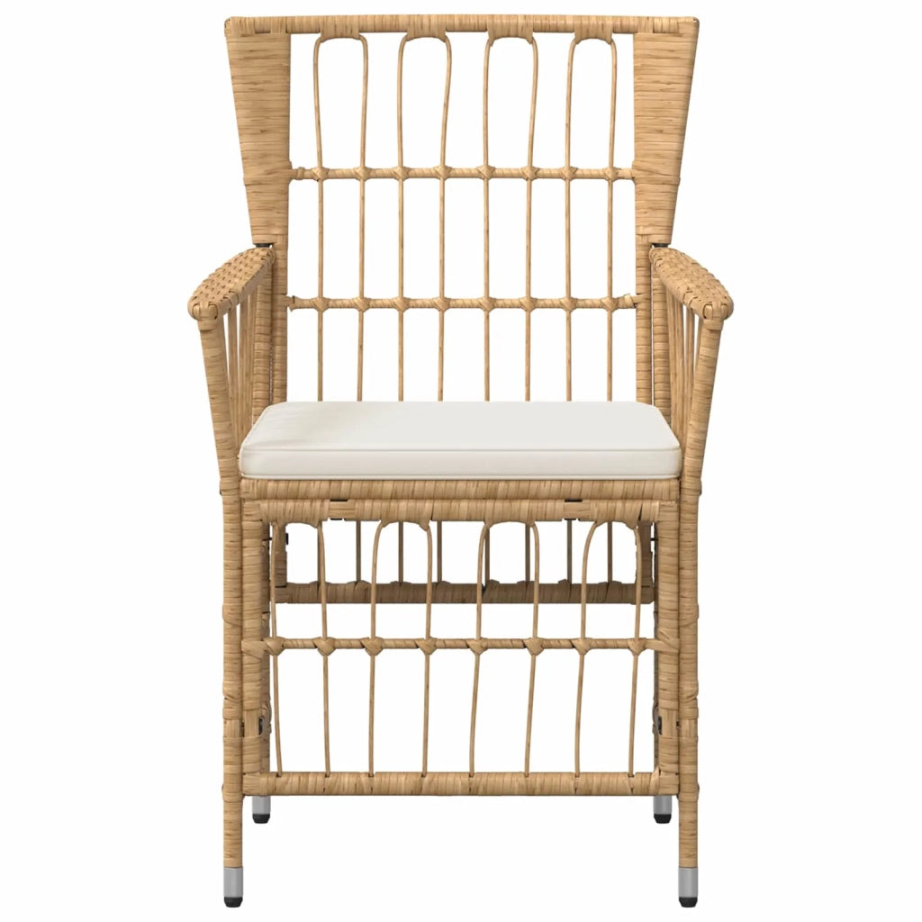 Sedie da giardino 2 pz Naturale 42025128
