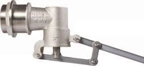 Rubinetto a galleggiante a 5 copiglie con asta piatta 3" Sfera diametro 300 F.A.R.G.