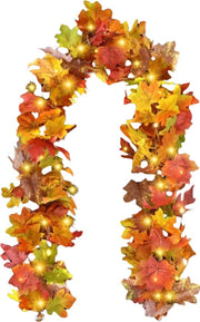 LED Sfregiante per Esterno - 40 Luminarie - Lunghezza 20 Ft - Ideale per la Decorazione d'Autunno
