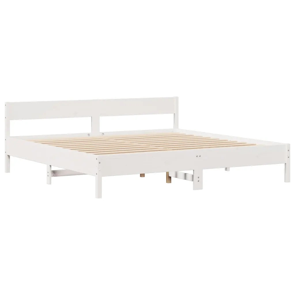 Giroletto con Libreria senza Materasso 180x200 cm in Legno Pino 3322979