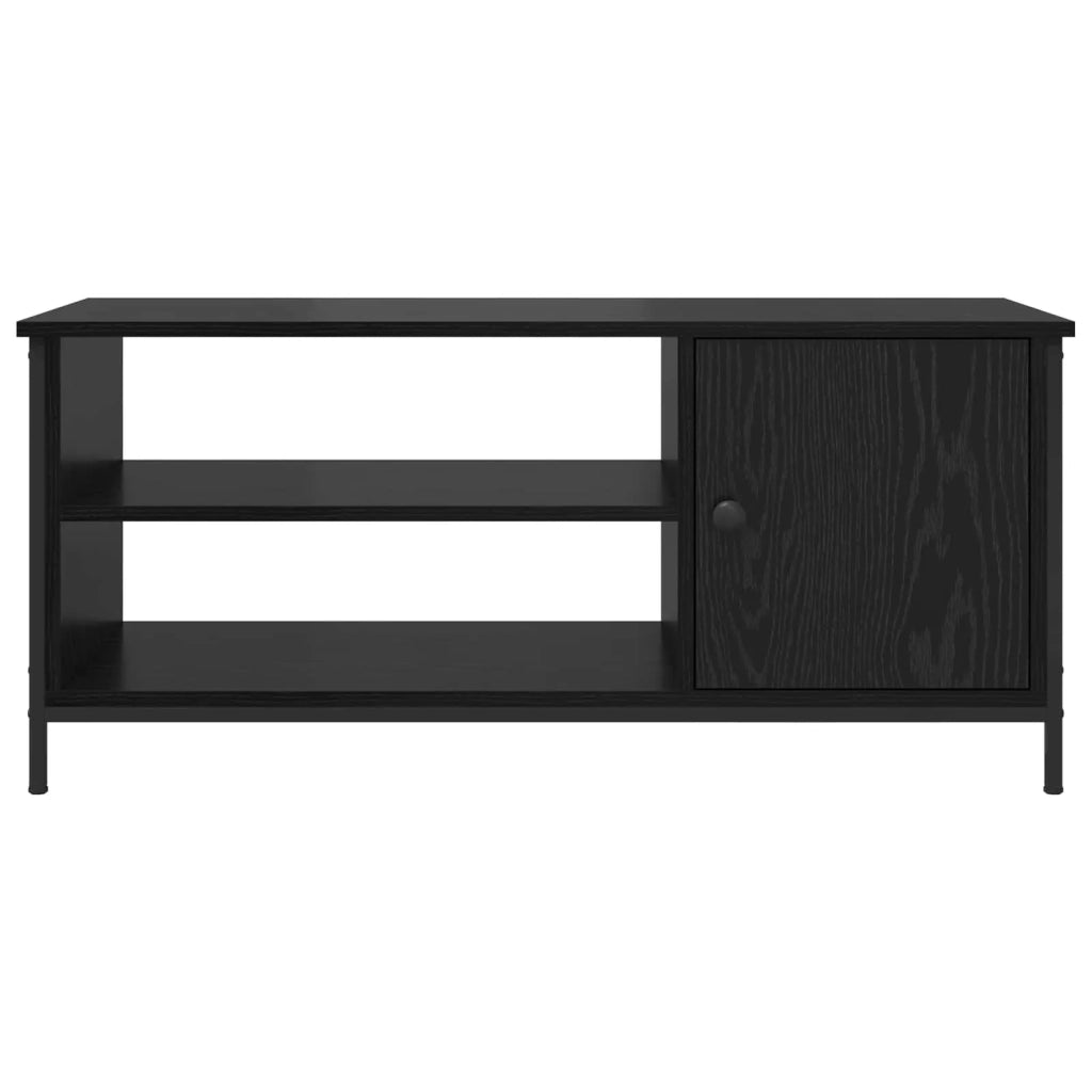 Mobile TV Rovere Nero 100 x 40 x 45 cm Legno multistrato 879479