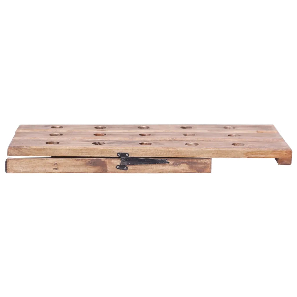 Portavini da 15 Bottiglie 26x50x70cm Legno Massello di Recupero cod mxl 41079
