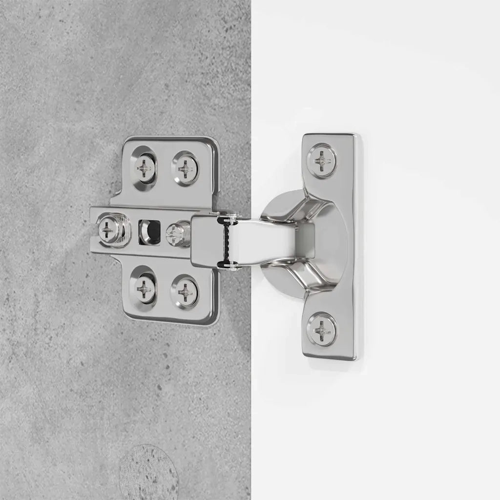 Mobile da Bagno | Armadio da bagno con porta Grigio cemento 72,5 x 36,5 x 100 cm