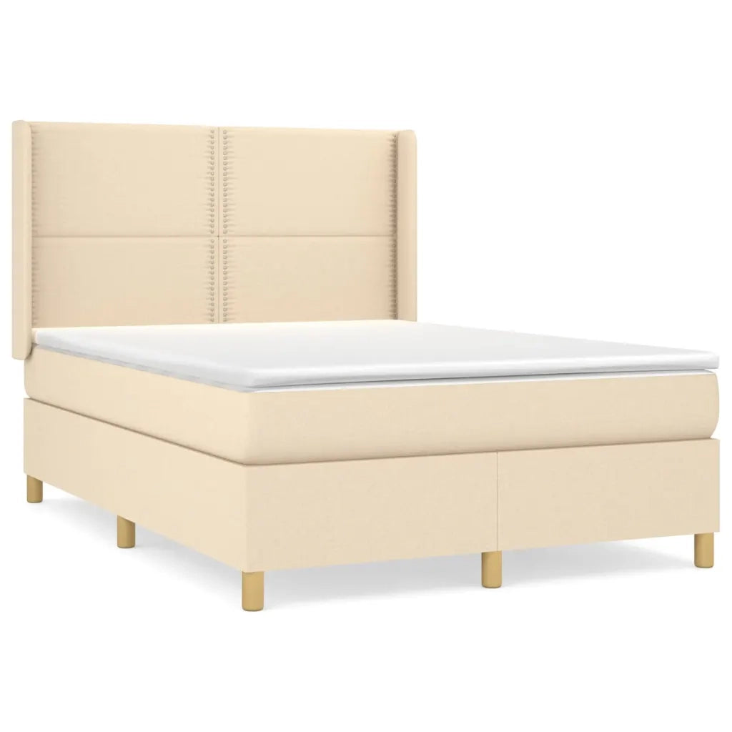 Giroletto a Molle con Materasso Crema 140x19 cm in Tessutocod mxl 98639