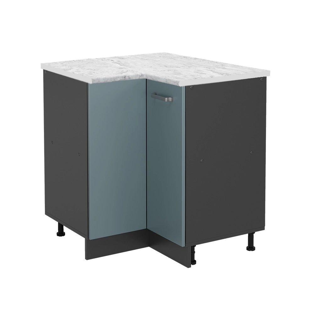 Vicco Mobile ad angolo cucina Grigio-blu 75.6 cm PL Marmo
