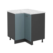 Vicco Mobile ad angolo cucina Grigio-blu 75.6 cm PL Marmo