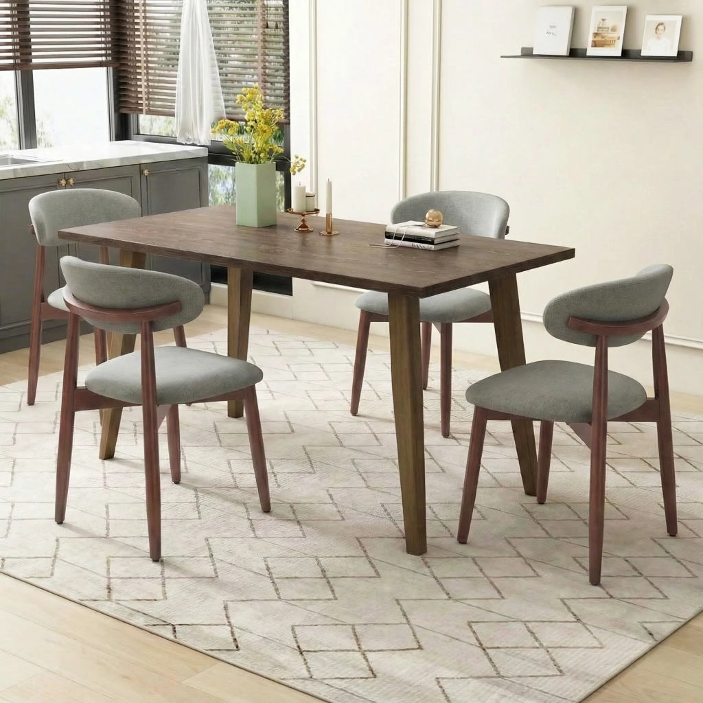 Set di 6 Sedie, Stile Moderno, Ideali per Sala da Pranzo e Cucina - Verde