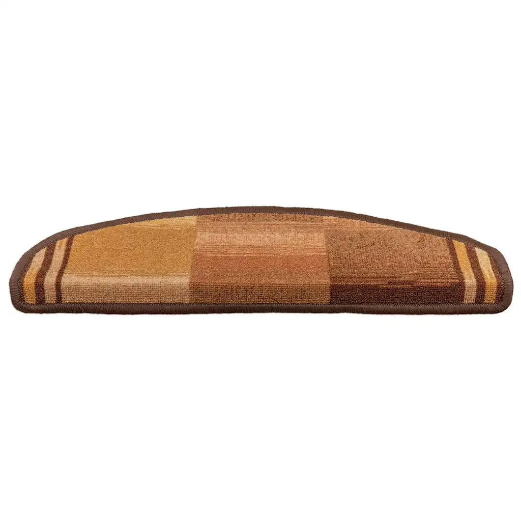 Tappetini per Scale Autoadesivi 10pz 65x21x4 cm Marroni 149837