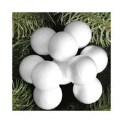 Trade Shop - Palline Di Polistirolo Confezione Palla Natalizia Da 5cm Decorazioni Addobbi 100 -