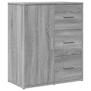 Buffet credenza cassettiera armadio mobile contenitore organizer per cucina soggiorno salotto Sonoma 60 x 31 x 70 cm legno ingegnerizzato grigio 02_0036388