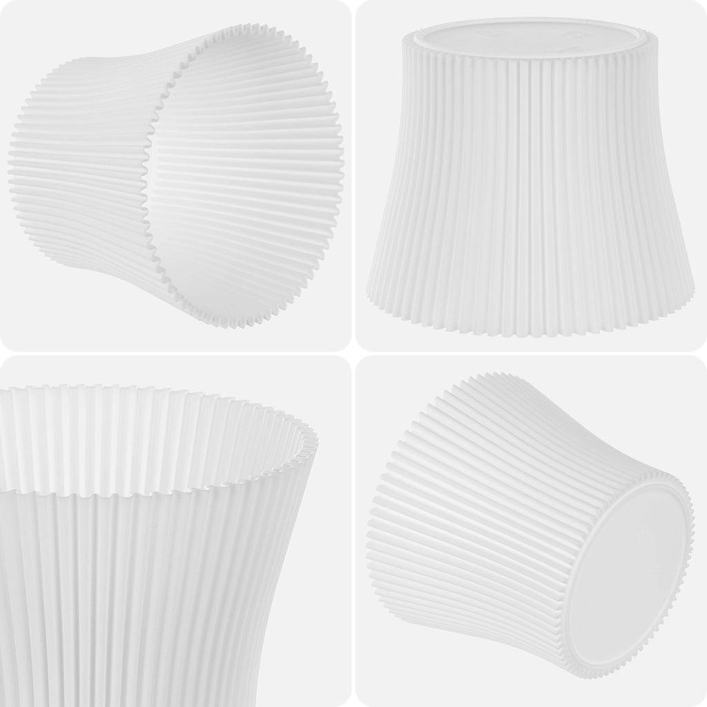 Vaso da fiori KADAX 13 cm, copripianta, vaso da fiori in plastica bianca