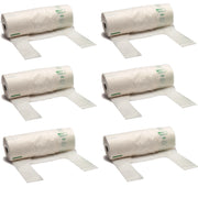 Shopper biocompostabile 6 bobine da 200 buste ciascuna 22 cm + 6 + 6x60