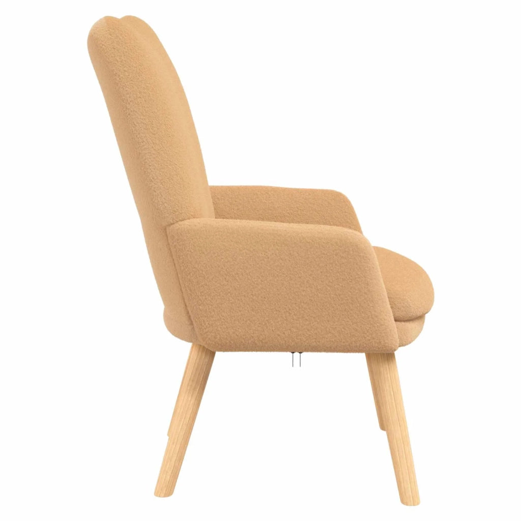 Poltroncina-Poltrona Beige 63 x 67 x 94 cm Poliestere e compensato