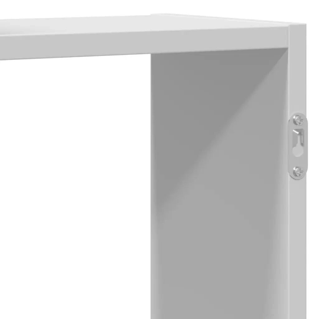 Scaffale a Parete Bianco 129x18x42 cm in Truciolato 853218