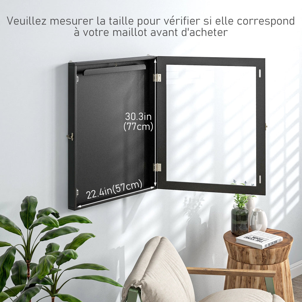 Cassettiera ¨C zephmum ¨C nero 60x6.5x80 cm