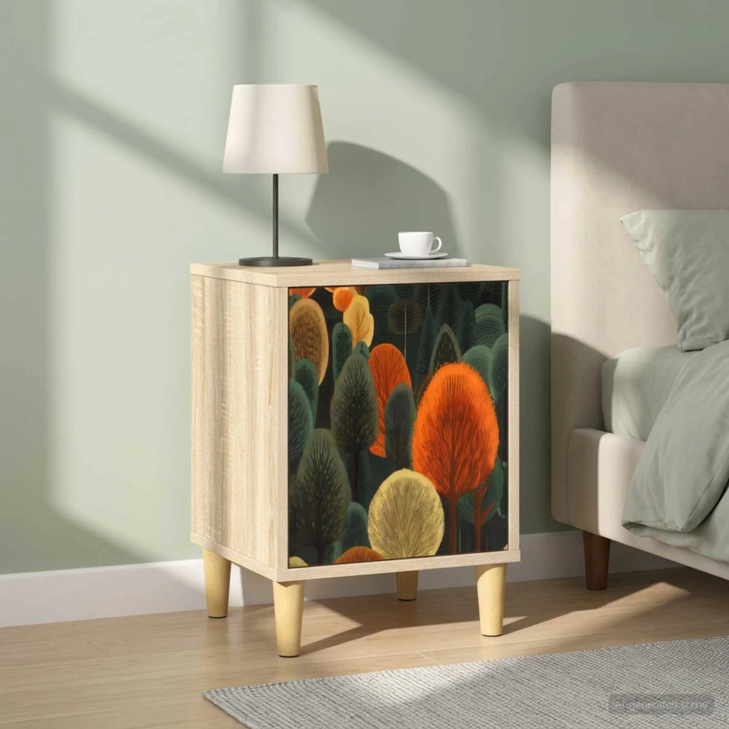 Armadio da Notte ZAANDAM 2 pz Rovere Sonoma 36 x 33 x 50 cm 8007212