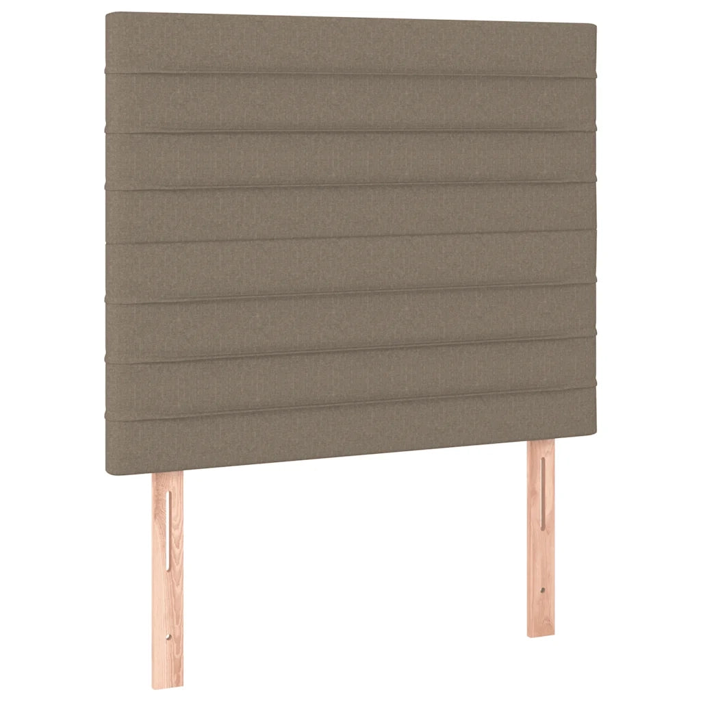 Giroletto a Molle con Materasso Tortora 90x190 cm in Tessuto 3136641