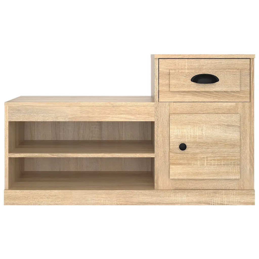 Scarpiera-Scaffale per scarpe Rovere Sonoma 100x42x60 cm in Legno Multistrato