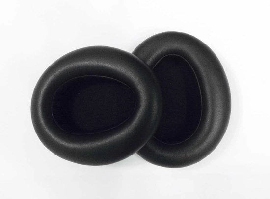 Allettamento Plus - Cuscini di riserva compatibili con le cuffie da ascolto da sopra le orecchie - Nero - Set da 2 pezzi