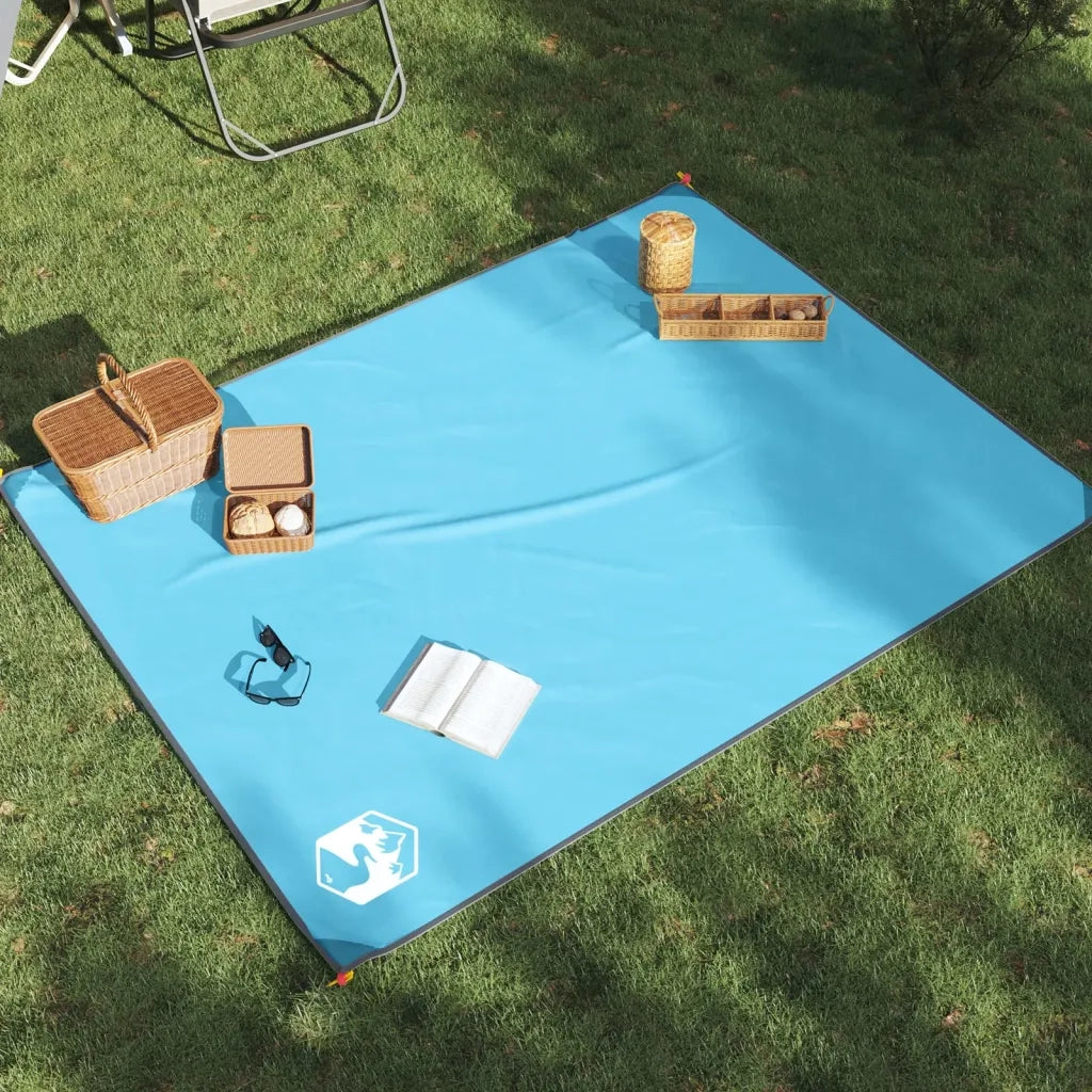 Tovaglia da Picnic con Picchetti Blu 205x155 cm CFW8608114