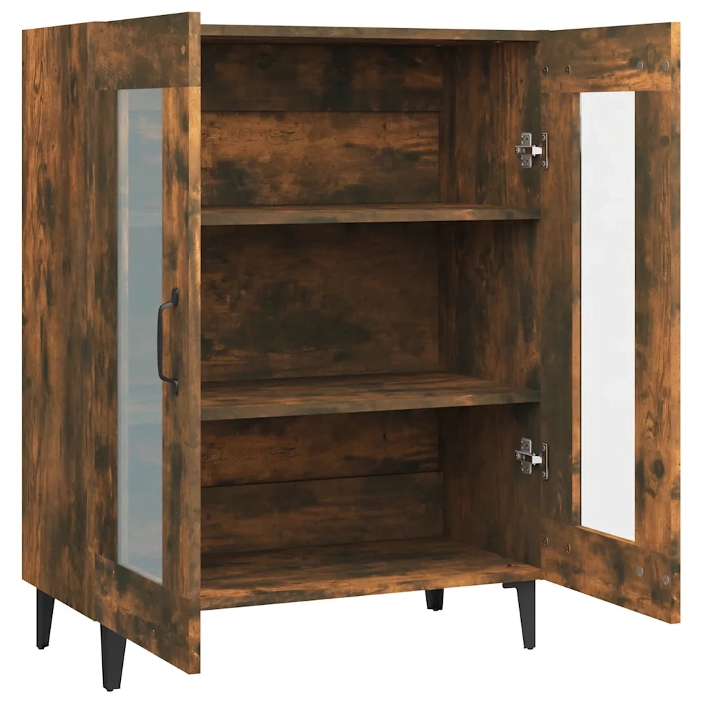 Credenza Rovere Fumo 69,5x34x90 cm in Legno Multistrato cod mxl 20425