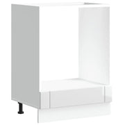 Pensile da cucina | Armadio Forno Lucca Bianco Lucido in Legno Multistrato