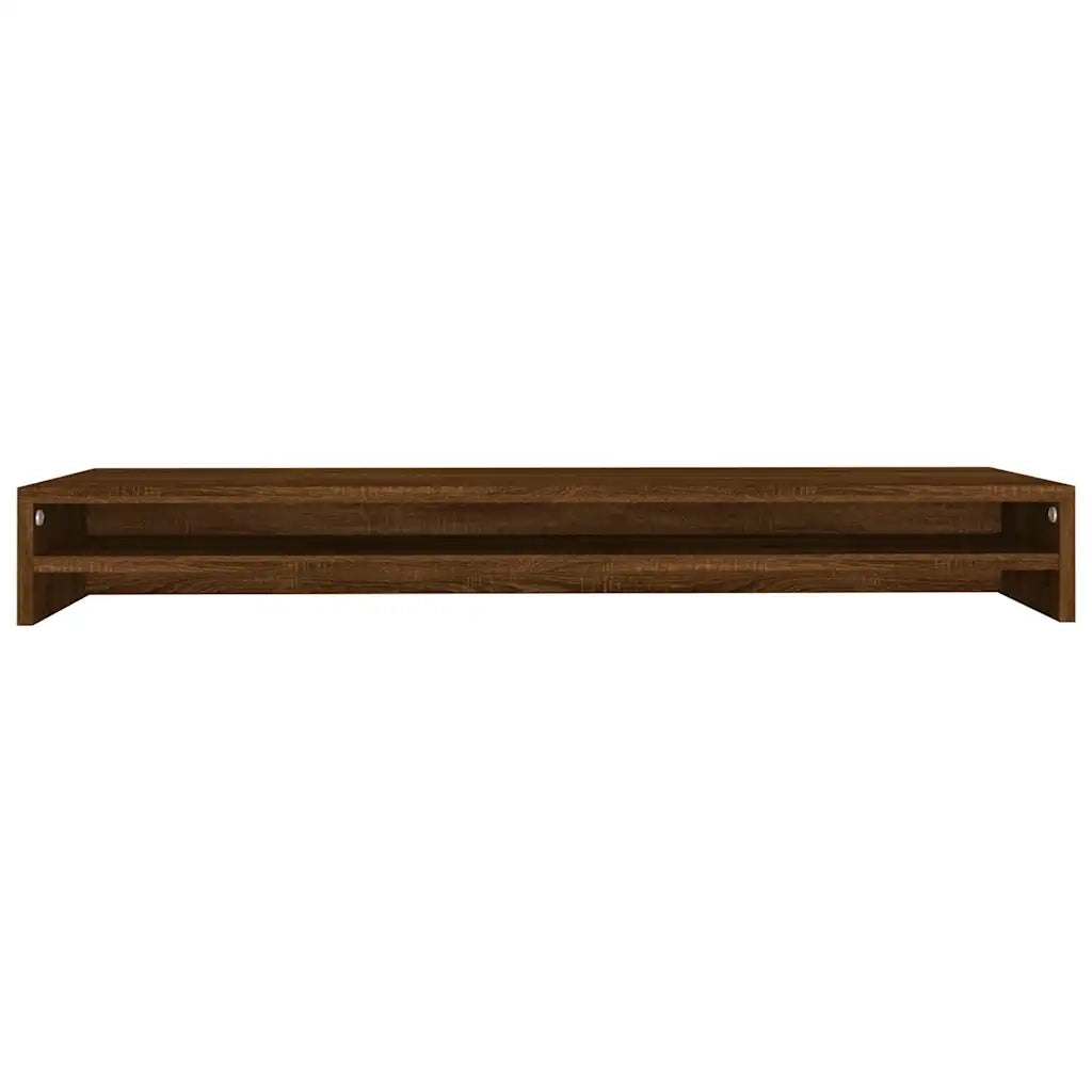 Supporto Monitor Rovere Marrone 100x24x13 cm Legno Multistrato cod mxl 76909