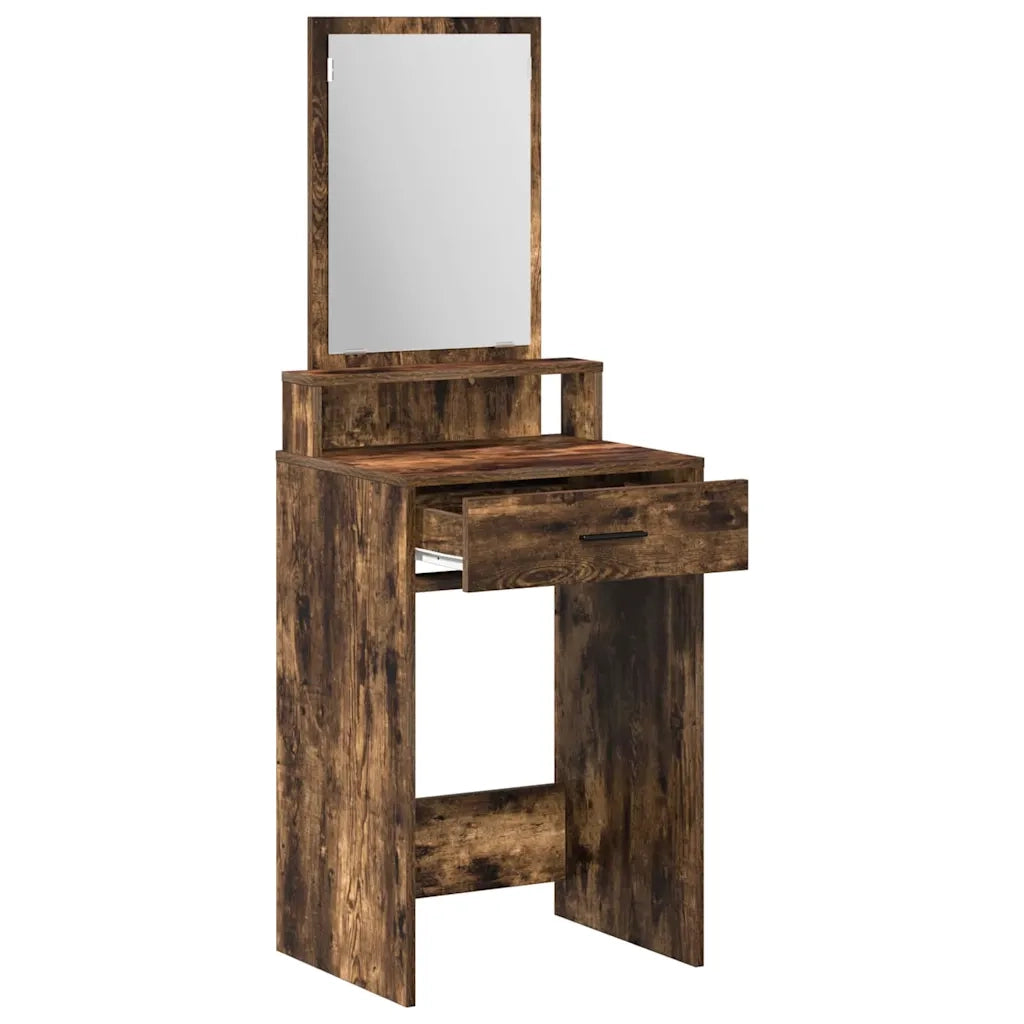 Tavolo da Trucco Rovere fumé 50 x 41 x 140 cm Legno multistrato 865131