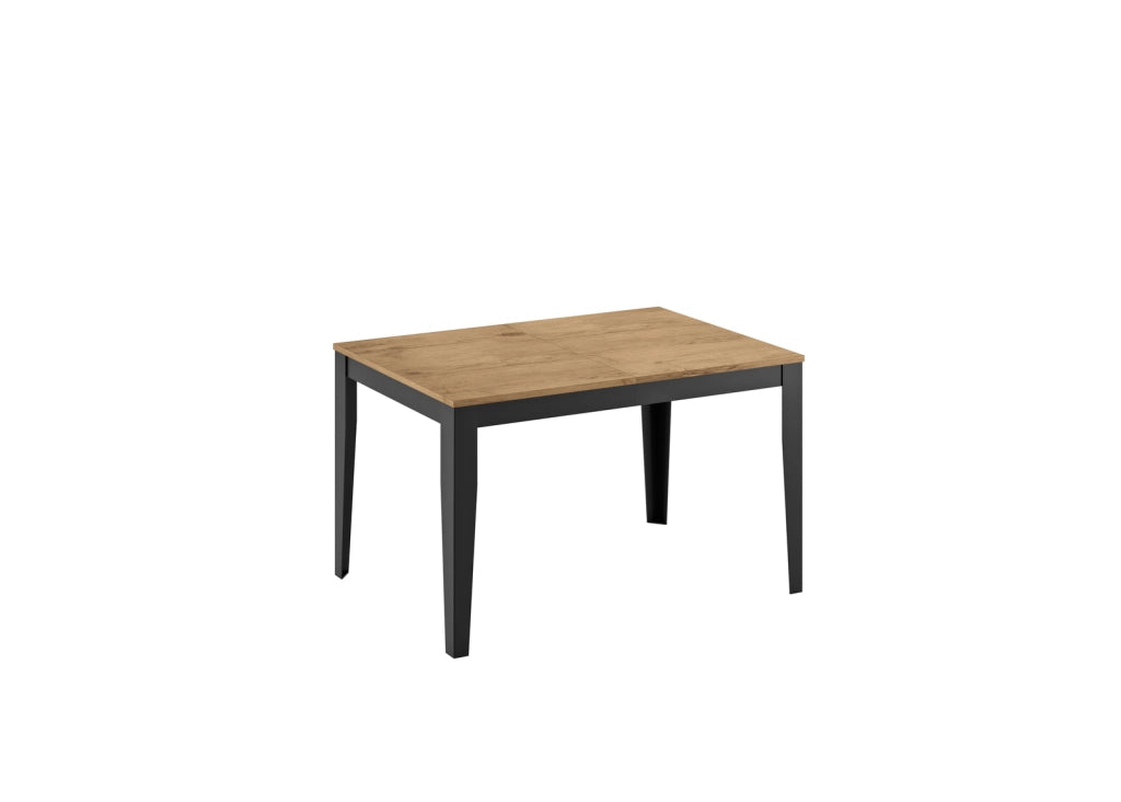 Big - Tavolo allungabile (130/290 x 80 cm) in Melaminico Nero
